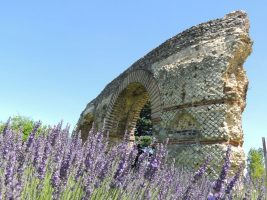 Walking towards the Aqueduct of Gier - Monts du Lyonnais - Chaponost