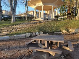 Aire de pique-nique du jardin public