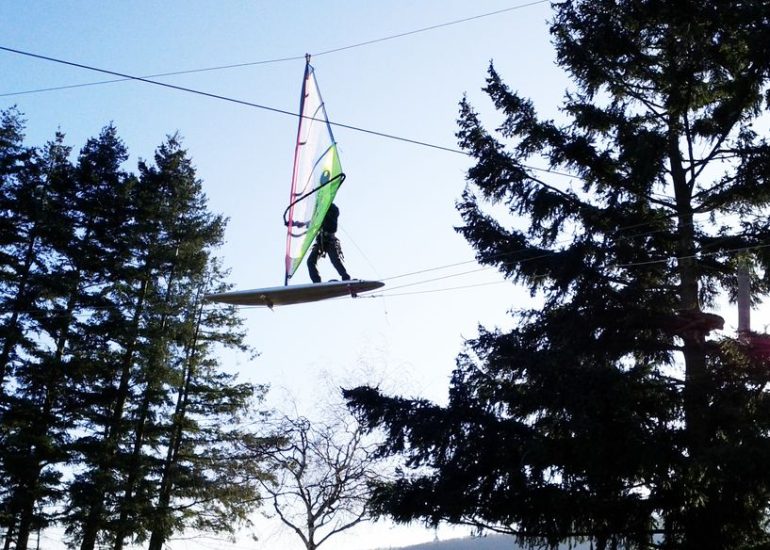 © Parcours dans les arbres - Plateau d'Yzeron