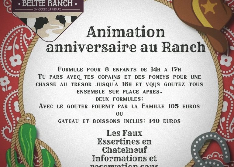 Anniversaire au ranch