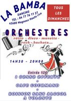 Les orchestres du dimanche à La Bamba