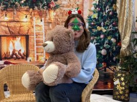 Séance maquillage et photo de Noël