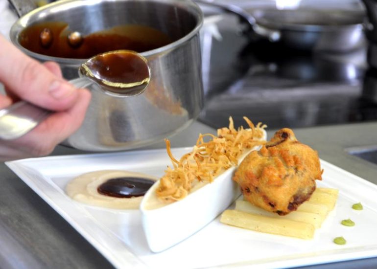 © Assiette chef Olivier Boizet - Loire tourisme