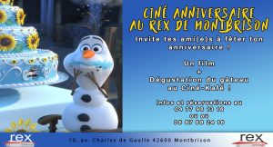 Fête ton anniversaire au Cinéma Rex