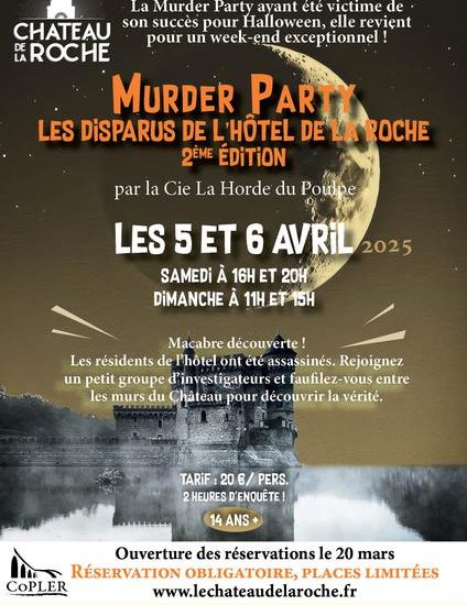 Murder Party au Château de la Roche_Saint-Priest-la-Roche