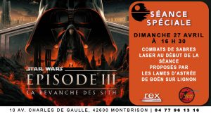 Séance spéciale anniversaire : "Star Wars : La revanche des Sith"