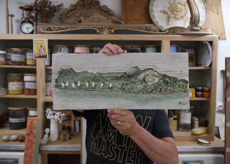 © Stage - Tableau sur bois brut - DR/Marie Murgier