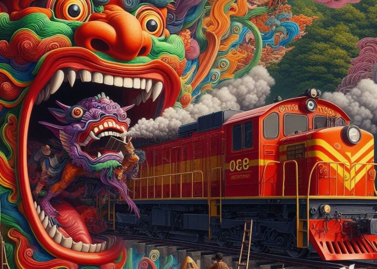 © Inauguration - Crimson Train -  Saison culturelle Moissons de Cultures_Marols - Crimson Train