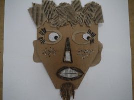 Portrait en carton