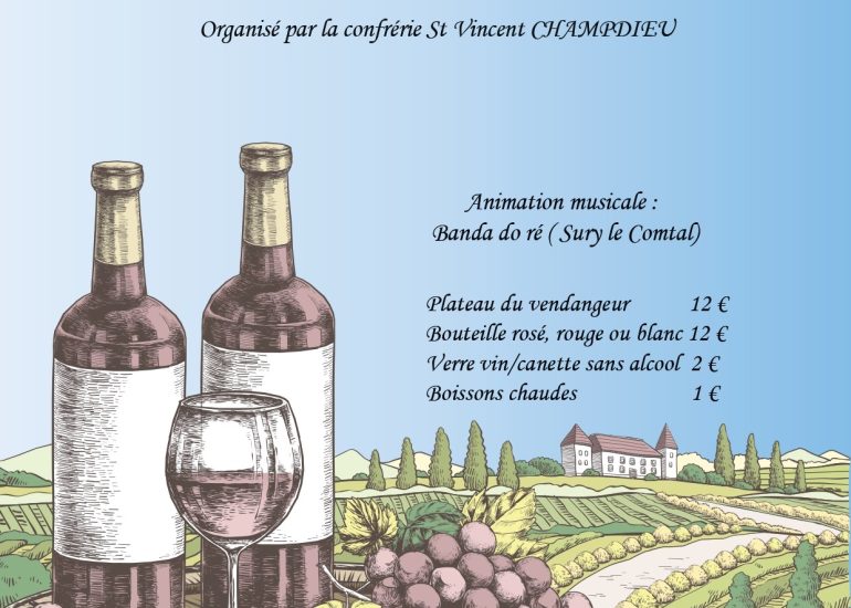 © Fête de la St Vincent : A la découverte des côtes du Forez_Champdieu - Mairie de Champdieu
