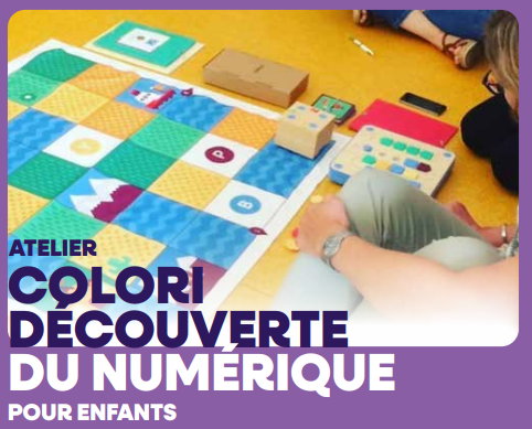 © Atelier Colori - Bulle numérique_Saint-Just Saint-Rambert - Médiathèque Copernic