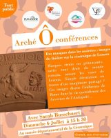 Arché Ô conférence - Des masques dans les assiettes : images du théâtre sur la céramique de Lezoux par Sarah Busschaert, responsable scientifique