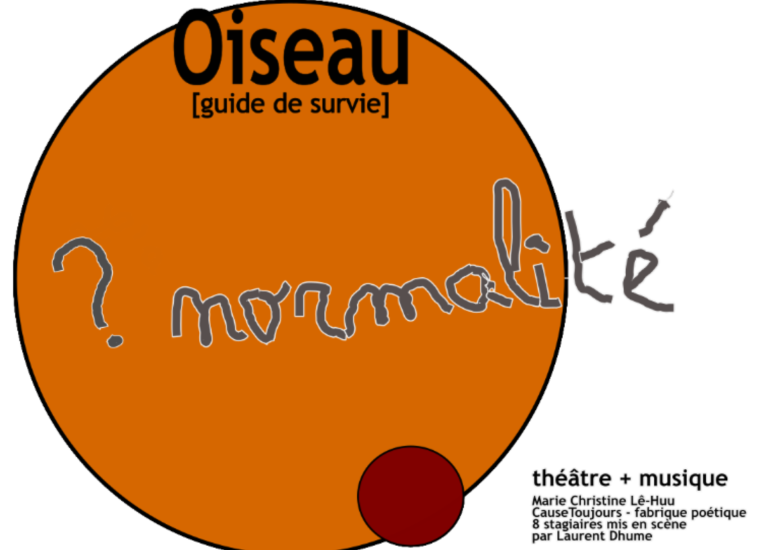© Théâtre et musique - Cie Cause toujours "Oiseau guide de survie"_Montrond-les-Bains - Cie Cause toujours