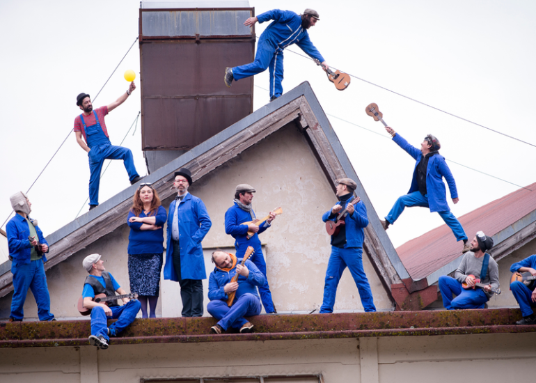 © Spectacle musical - "The Big Ukulélé Syndicate" - Rêve général_Montrond-les-Bains - Nadine Barbançon