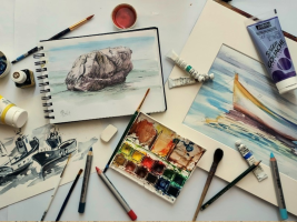 Fabriqu'en Feurs - Stage aquarelle