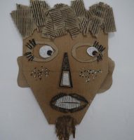 Stage - Visage en carton