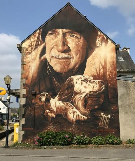 Fresque de l'artiste AERO