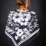 © velours jacquards noir blanc - Christine Cheval