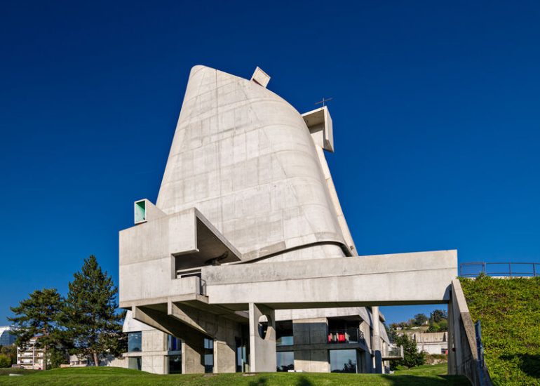 © Le Corbusier - Saint-Etienne Tourisme & Congrès / Arnaud Frich © F.L.C / ADAGP Conception, Le Corbusier architecte, José Oubrerie assistant (1960-65). Réalisation, José Oubrerie architecte (1970-2006).