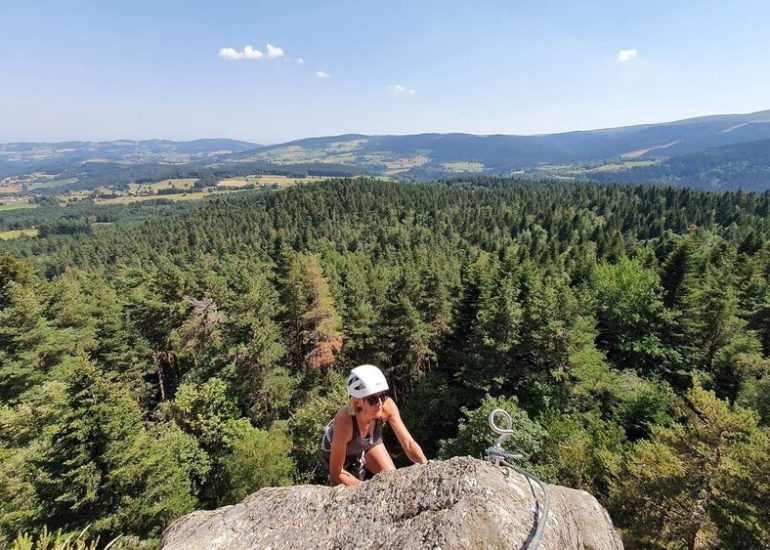 © Rocher de l’Olme Via Ferrata trail - Fabienne Chazelle