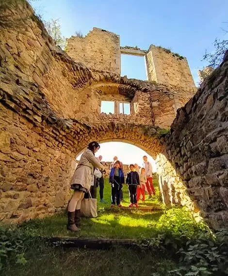 Visite Guidée Château Couzan - Loire Forez