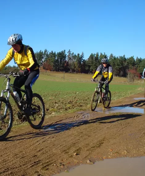 randonnée vtt St Bonnet le Château