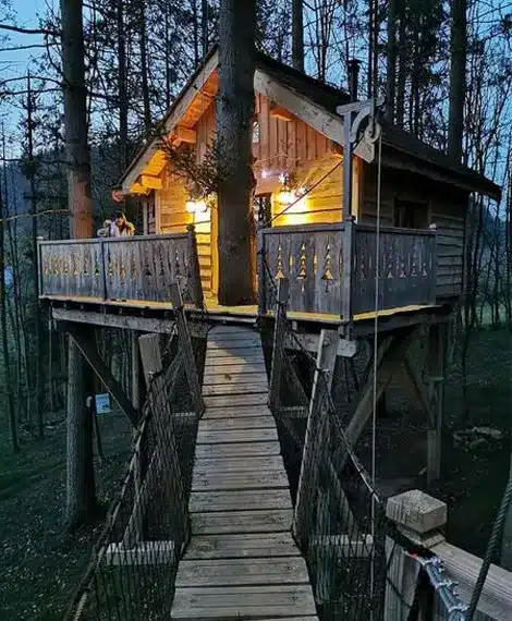 Hébergement insolite dans le Forez - Les Cabanes du vieux coucous