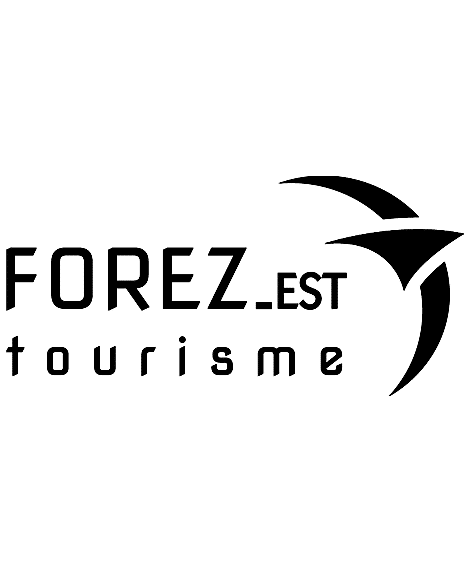 Logo noir Forez-Est Tourisme Office de Tourisme Forez-Est