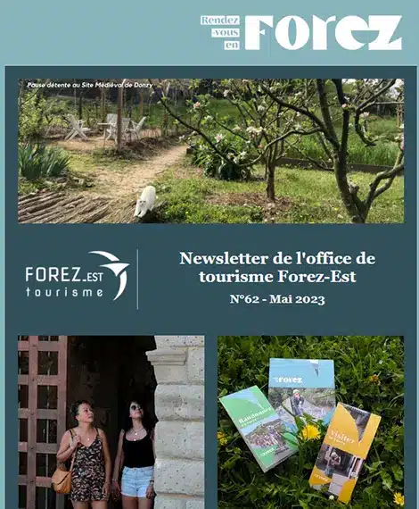 Newsletters et lettres d'infos de l'office de tourisme de Forez-Est