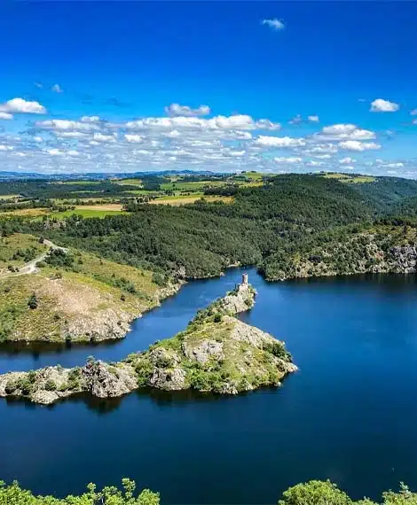 Les Gorges de la Loire et l'île de Grangent