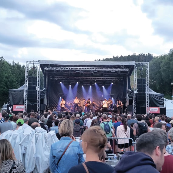 Concert au Festival Bike and Fourme à Chalmazel