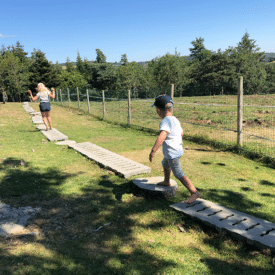 Sentier parcours pieds nus Loire 42