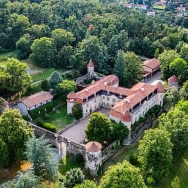 Le Château de Goutelas à Marcoux. CP : Julien Audigier