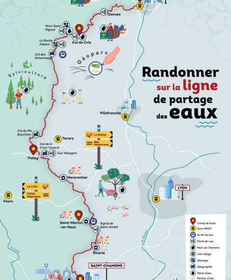 GR®7 Au fil du partage des eaux